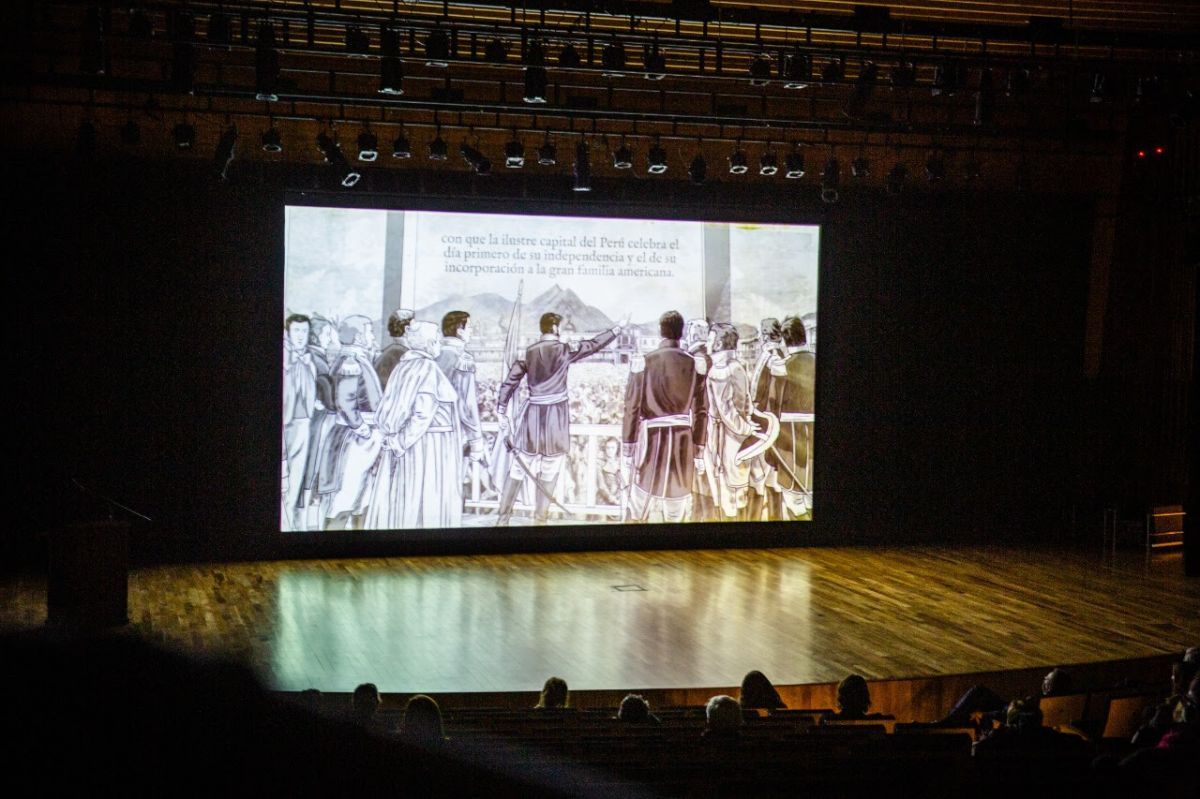Se presentó "Sueños de independencia. Gesta sanmartiniana en Perú" con Rodrigo de la Serna