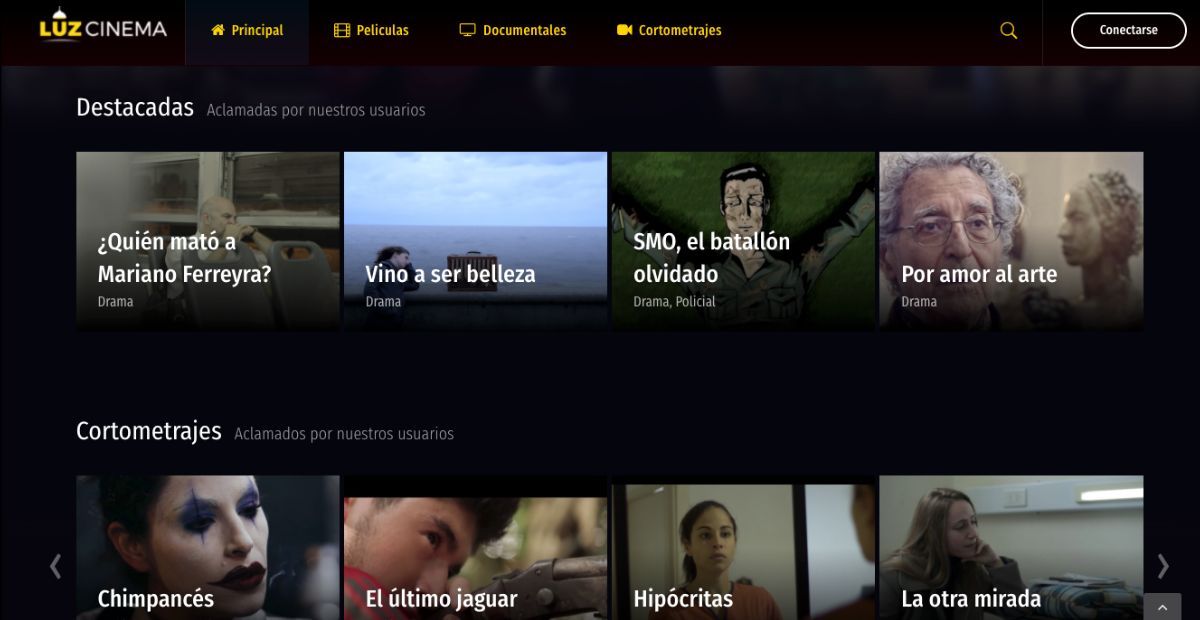 Lanzan Luz Cinema, una nueva plataforma de cine independiente