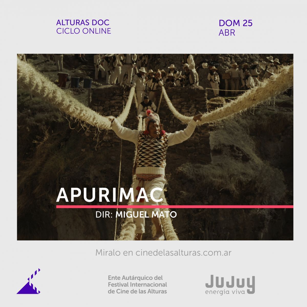 "Alturas Doc", una muestra con 7 documentales que participaron de la última edición del Festival de Cine de las Alturas