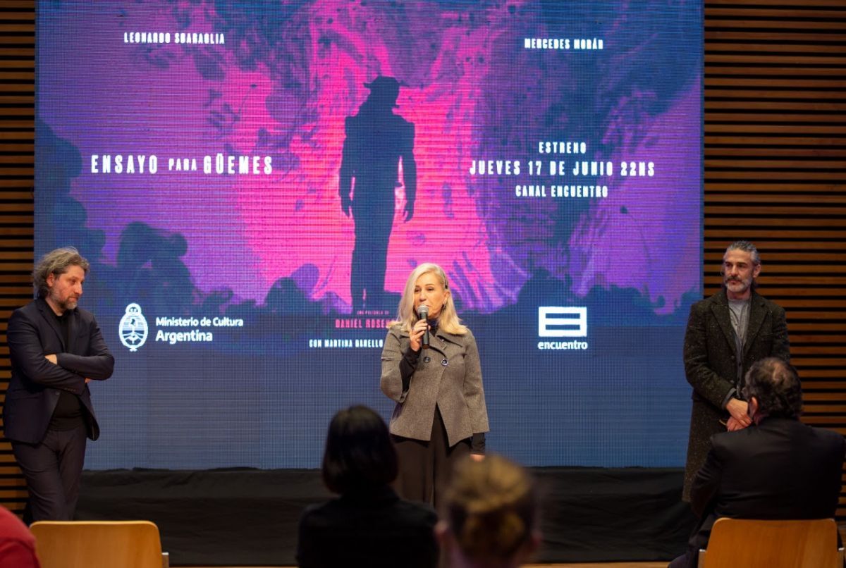 Se presentó “Ensayo para Güemes”, una película realizada por el Ministerio de Cultura y Canal Encuentro