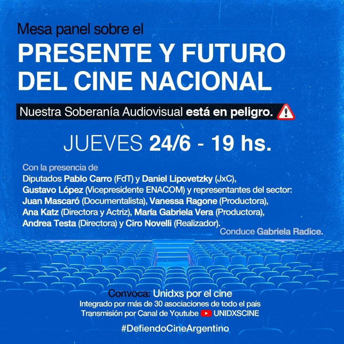 Panel “Presente y Futuro del Cine Nacional” 