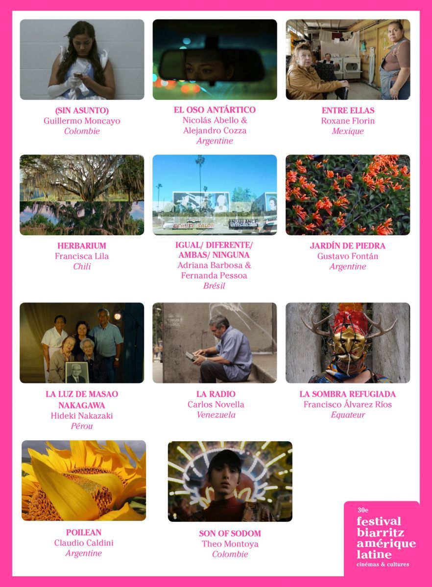 Cuatro cortos argentinos competirán en Biarritz