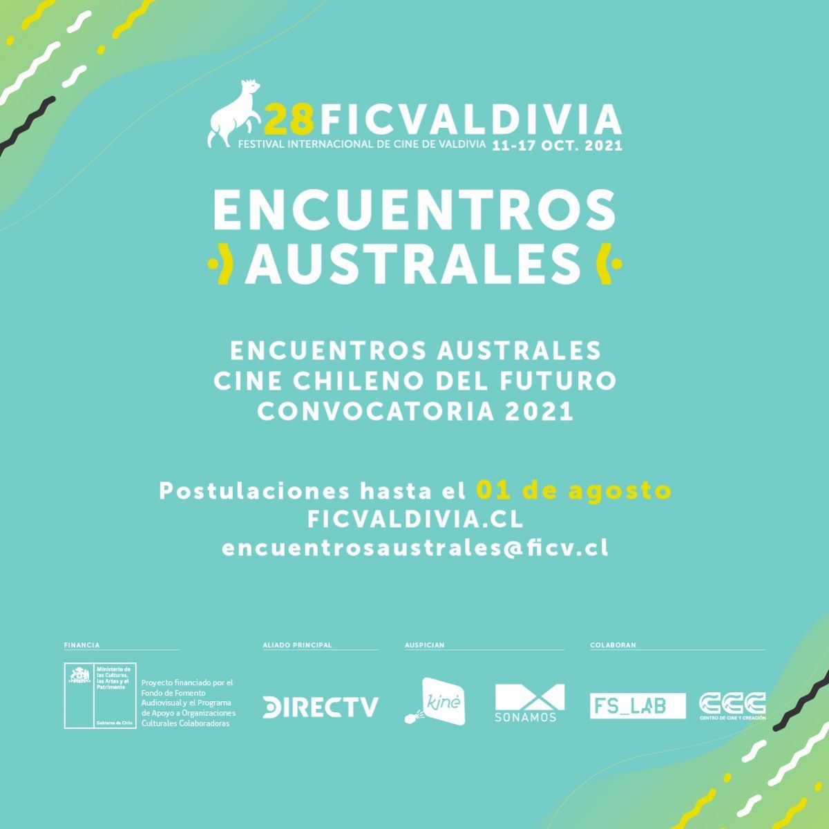 Encuentros Australes anuncia su convocatoria 2021 para Cine Chileno del Futuro